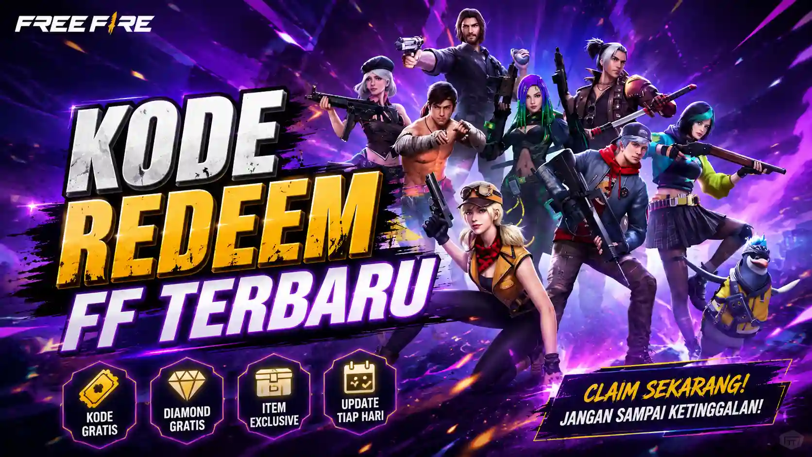 Kode Redeem FF Terbaru Juli 2026: Daftar Kode Aktif & Cara Klaim Reward